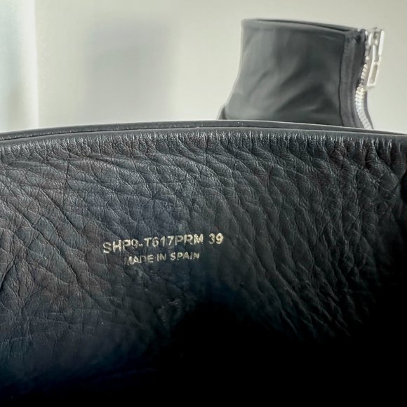 3.1 Phillip Lim black zip up Lela combat lugged platform ankle boots - Picture 7 of 14